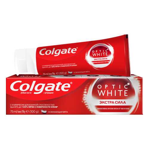 Зубная паста Colgate Optic White Extra Power 75 мл в Парфюм-Лидер