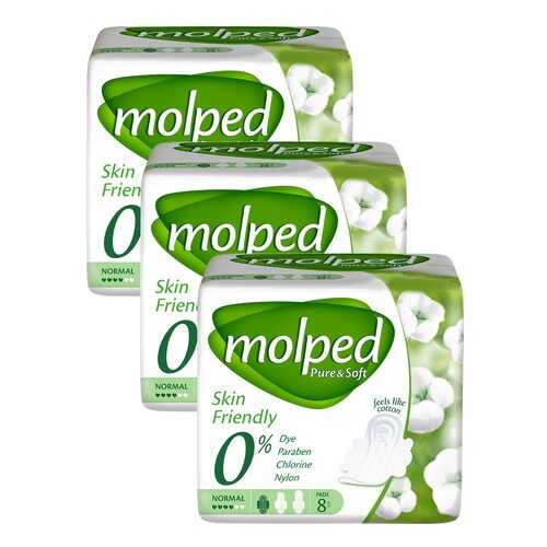 5055516/3 Гигиенические прокладки Pure & Soft Normal 8 шт х 3 уп, Molped в Парфюм-Лидер