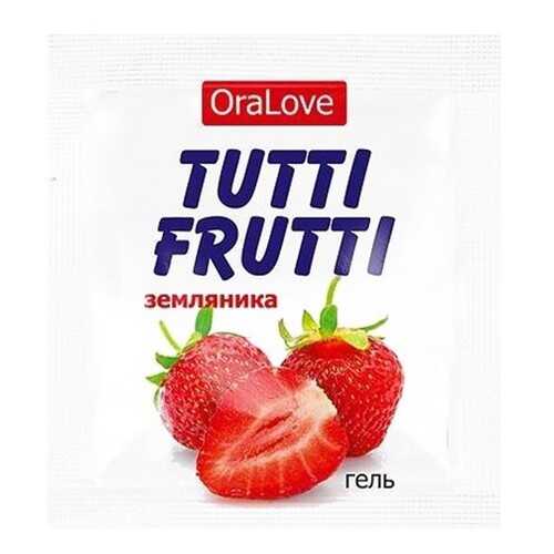 Пробник гель-смазки Tutti-frutti с земляничным вкусом 4 г в Парфюм-Лидер