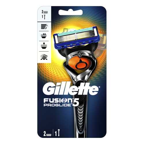Мужская бритва Gillette Fusion5 ProGlide с 2 сменными кассетами в Парфюм-Лидер