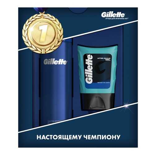 Набор Gillette Ultra Sensitive Гель для бритья+ Гель после бритья 75мл в Парфюм-Лидер