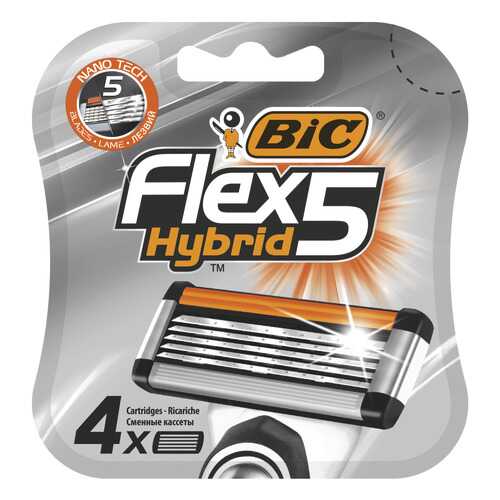 Сменные кассеты BIC Flex 5 Hybrid 4 шт в Парфюм-Лидер