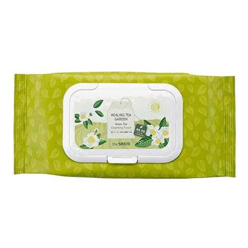Салфетки очищающие The Saem Healing Tea Garden Green Tea с экстрактом зеленого чая 60 шт в Парфюм-Лидер