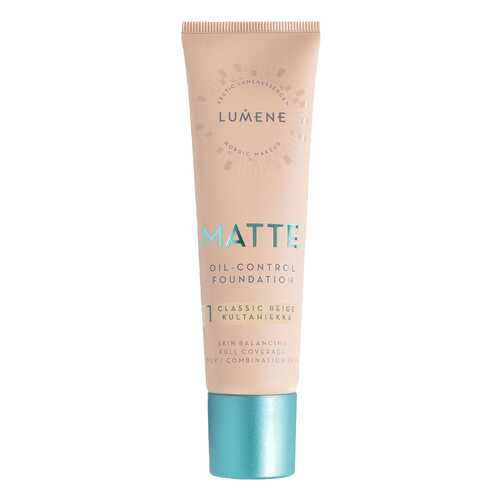 Тональный крем Lumene Matte Oil-control Foundation 1 Classic Beige 30 мл в Парфюм-Лидер