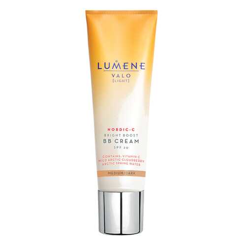 ВВ средство Lumene Valo Bright Boost BB Cream SPF 20 Medium/Dark 30 мл в Парфюм-Лидер