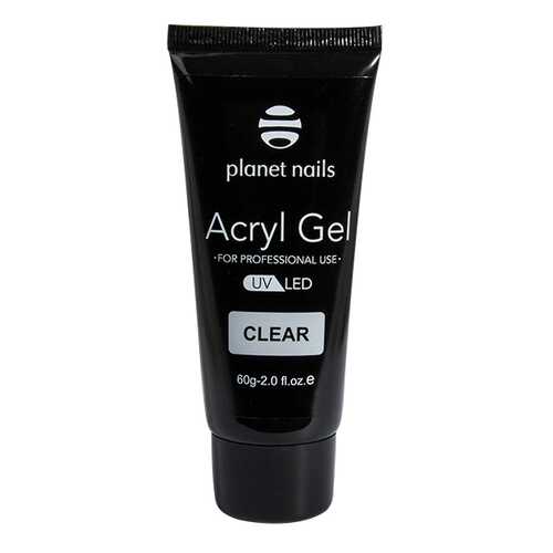 Гель Acryl Gel прозрачный, 60гр Planet Nails 139-11500 в Парфюм-Лидер