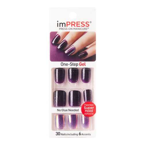 Накладные ногти Kiss Impress Manicure Accent Hard Varnish Bright As A Feather в Парфюм-Лидер