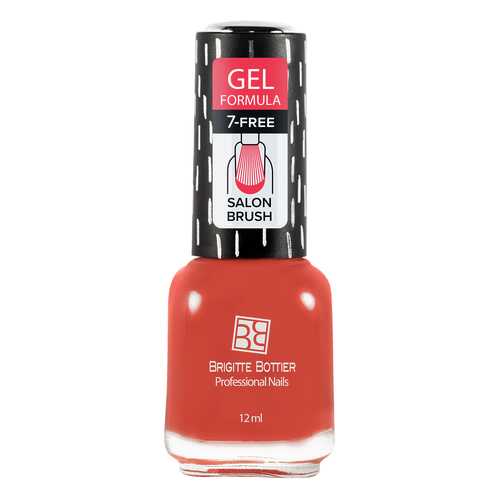 Лак с гелевым эффектом Brigitte Bottier Gel Formula тон 08 розово-арбузный, 12 мл в Парфюм-Лидер