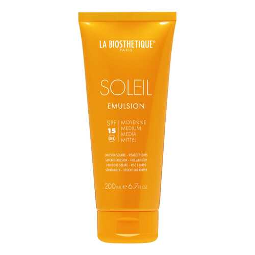 Солнцезащитное молочко La Biosthetique Emulsion SPF 15 Corps 200 мл в Парфюм-Лидер