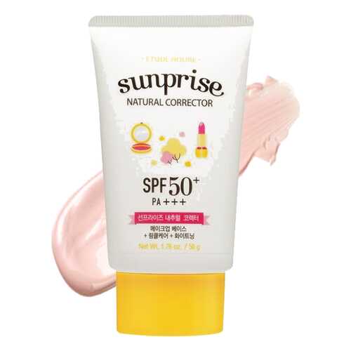 Солнцезащитное средство Etude House Крем Sunprise Natural Corrector в Парфюм-Лидер