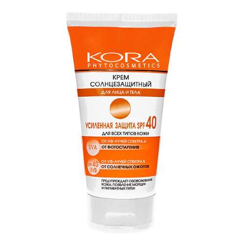 Солнцезащитное средство KORA Усиленная защита SPF 40 150 мл в Парфюм-Лидер