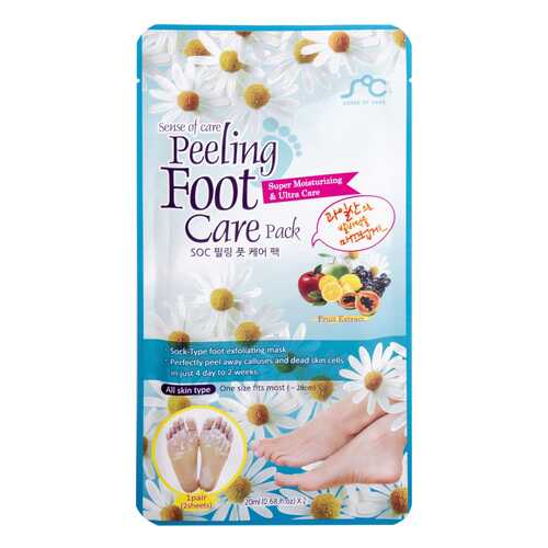 Маска для ног Sense of Care Peeling Foot Care Pack 20 мл в Парфюм-Лидер