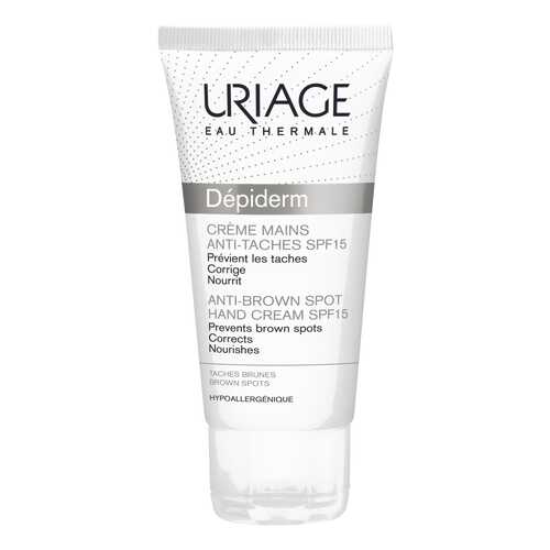 Крем для рук Uriage Depiderm Anti-Brown Spot Hand Cream SPF15 50 мл в Парфюм-Лидер