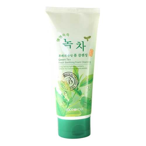 Очищающая пенка FoodaHolic Green Tea Fresh Soothing Foam Cleansing 180 мл в Парфюм-Лидер