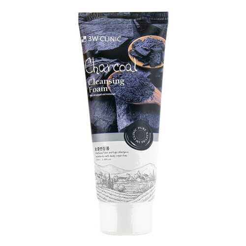 Пенка для умывания 3W Clinic Charcoal Foam Cleansing 100 мл в Парфюм-Лидер