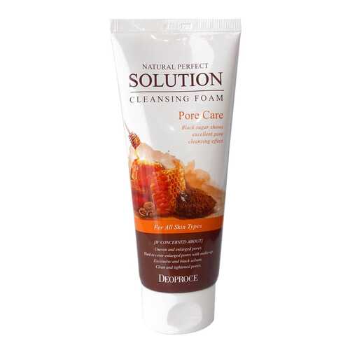 Пенка для умывания Deoproce Natural Perfect Solution Cleansing Foam Pore Care 170 г в Парфюм-Лидер