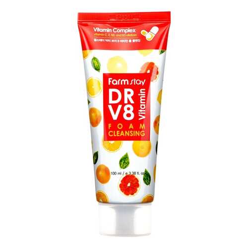 Пенка для умывания FarmStay DR-V8 Vitamin Foam Cleansing 100 мл в Парфюм-Лидер