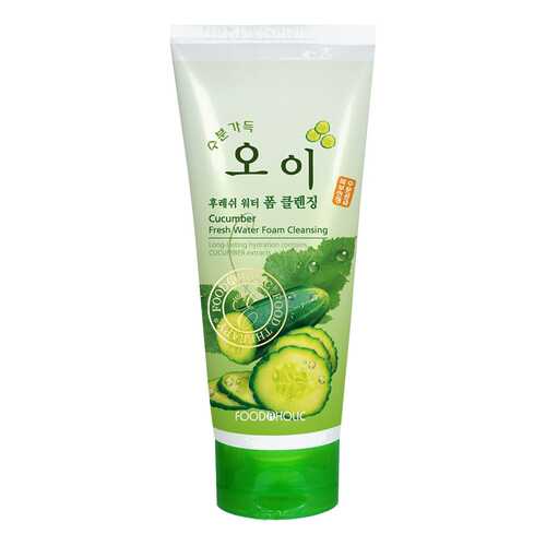Пенка для умывания FoodaHolic Cucumber Fresh Water Foam Cleansing 180 мл в Парфюм-Лидер