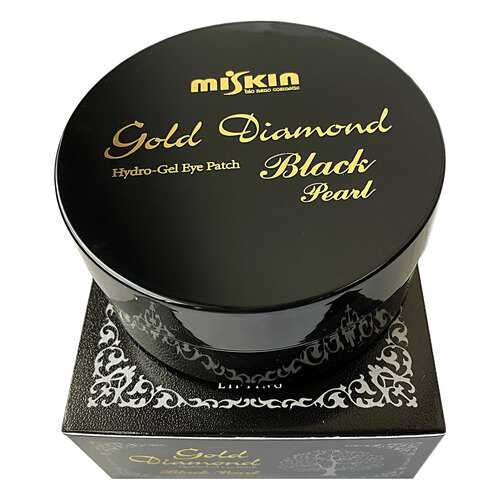 Патчи для глаз Miskin Gold Diamond Hydro Gel Patch Black 60 шт в Парфюм-Лидер