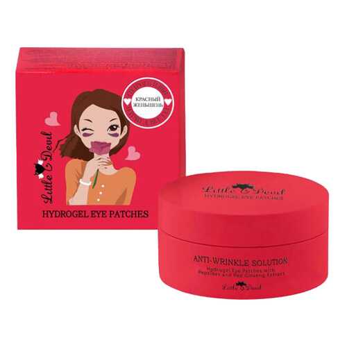 Патчи для век Little Devil Anti-Wrinkle Solution with Peptides&Red Ginseng Extract в Парфюм-Лидер