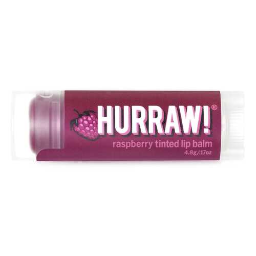 Оттеночный бальзам для губ Малина, Hurraw! Raspberry Tinted Lip Balm 4,8 г в Парфюм-Лидер