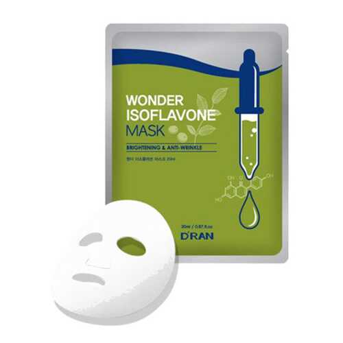 Чудо маска DRAN Wonder Isoflavone Mask с Изофлавонами сои, 10 шт в Парфюм-Лидер