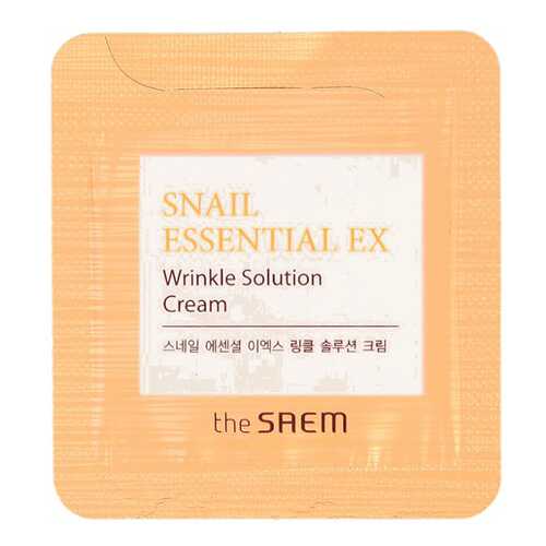 Крем для лица The Saem Snail Essential Ex Wrinkle Solution Cream 1 мл в Парфюм-Лидер