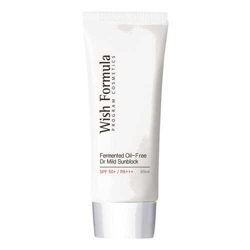 Крем для лица Wish Formula Fermented Oil Free Dr Mild Sun Block SPF50+/PA+++ 65 мл в Парфюм-Лидер