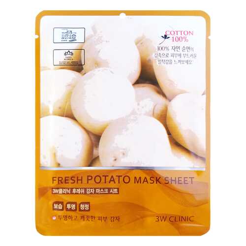 Маска для лица 3W Clinic Fresh Potato Mask Sheet 23 мл в Парфюм-Лидер
