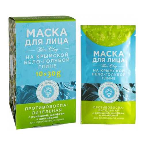 Маска для лица ДОМ ПРИРОДЫ Противовоспалительная 300 г в Парфюм-Лидер