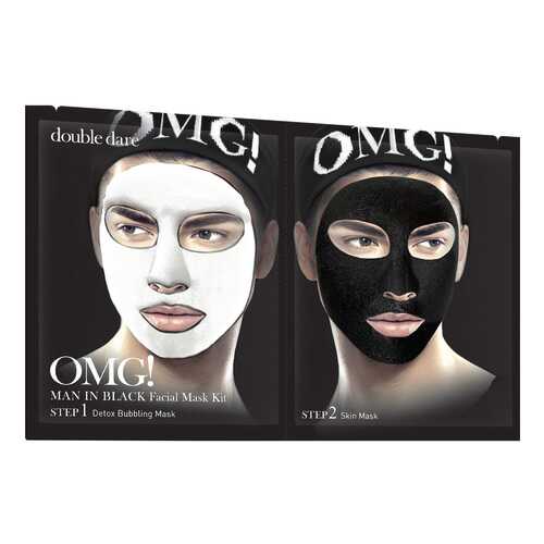 Маска для лица Double Dare OMG! Man In Black Facial Mask Kit упаковка 5 штук в Парфюм-Лидер