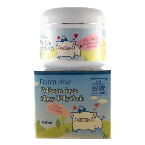 Маска для лица FarmStay Collagen Aqua Piggy Jelly Pack 100 мл в Парфюм-Лидер