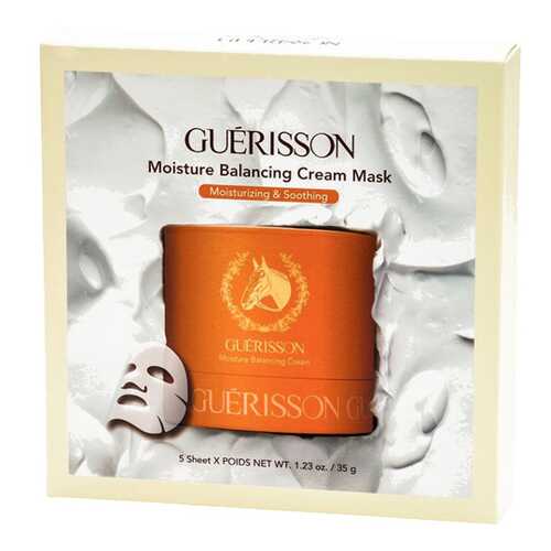 Маска для лица Guerisson Moisture Balancing Cream mask увлажняющая и балансирующая 5 шт в Парфюм-Лидер