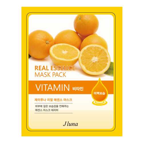 Маска для лица J Luna Real Essence Mask Pack Vitamin 25 мл в Парфюм-Лидер