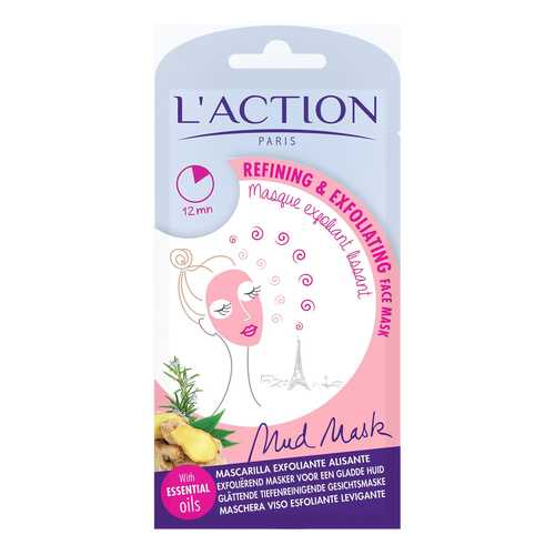 Маска для лица LAction Refining & Exfoliating Face Mask 15 г в Парфюм-Лидер