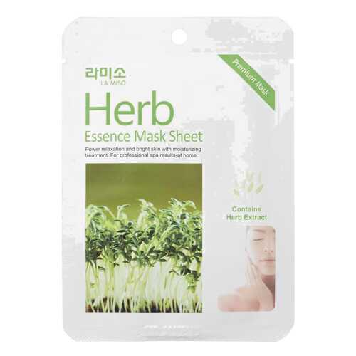 Маска для лица LA MISO Herb essence Mask Sheet 21 г в Парфюм-Лидер