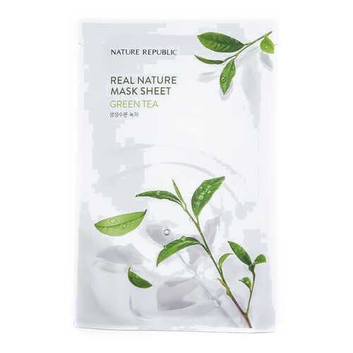 Маска для лица листовая REAL NATURE GREEN TEA MASK SHEET 20 мл в Парфюм-Лидер