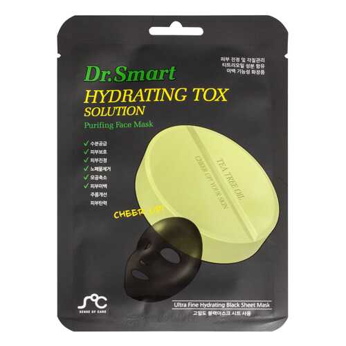 Маска для лица Sense of Care Dr.Smart Hydrating Tox Solution Face Mask 25 мл в Парфюм-Лидер