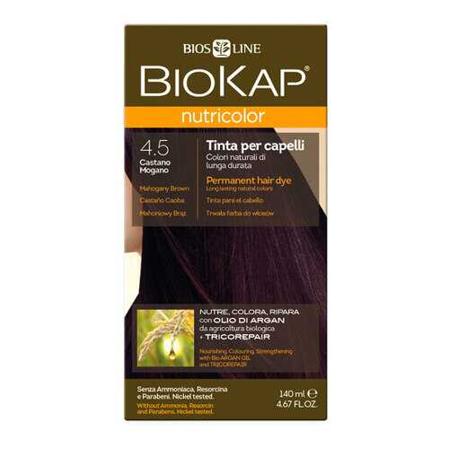 Краска для волос BIOKAP «Махагон (темно-коричневый красный)» тон 4.5, 140 мл в Парфюм-Лидер
