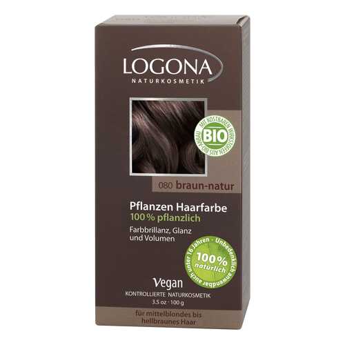 Краска для волос Logona Herbal Hair Colour Powder Натурально-коричневый 100 г в Парфюм-Лидер