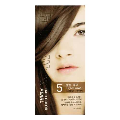 Краска для волос Welcos Fruits Wax Pearl Hair Color 05 Light Brown 60 г в Парфюм-Лидер