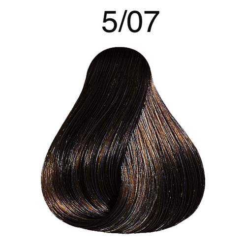 Краска для волос Wella Professionals 5/07 светло-коричневый натуральный коричневый в Парфюм-Лидер