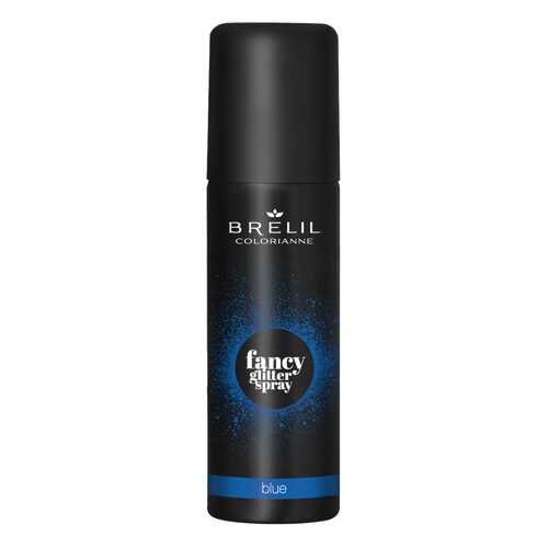 Спрей-макияж для волос Brelil Colorianne Fancy Glitter Spray синий с блестками 75 мл в Парфюм-Лидер