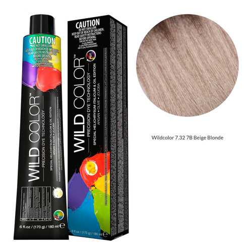 Wildcolor - Стойкая крем-краска Permanent Hair Color 7.32 7B Бежевый блонд 180 мл в Парфюм-Лидер