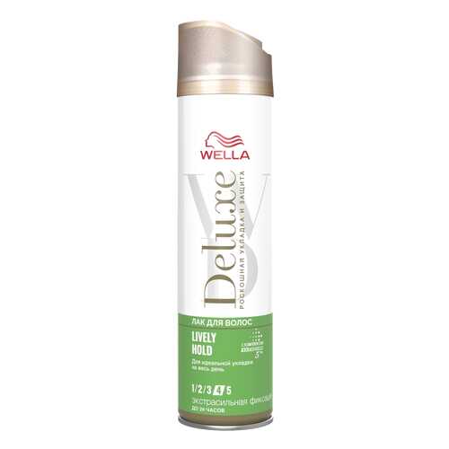 Лак для волос Wella Deluxe Lively Hold 250 мл в Парфюм-Лидер