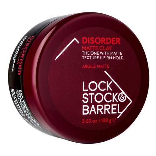 Средство для укладки волос Lock Stock & Barrel Disorder Ultra Matte Clay 100 г в Парфюм-Лидер