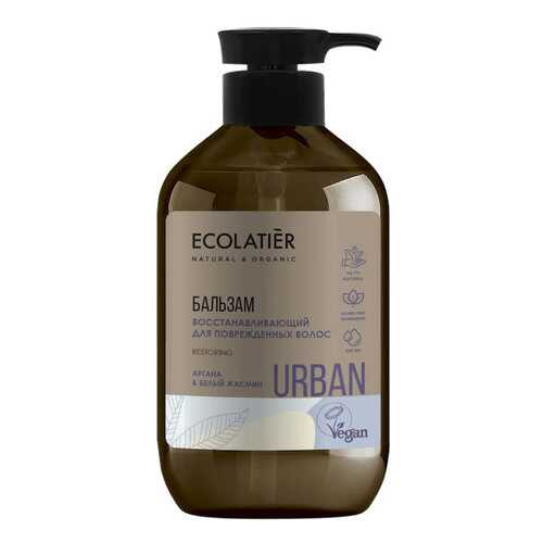 Бальзам для волос Ecolatier Urban Аргана и белый жасмин 400 мл в Парфюм-Лидер