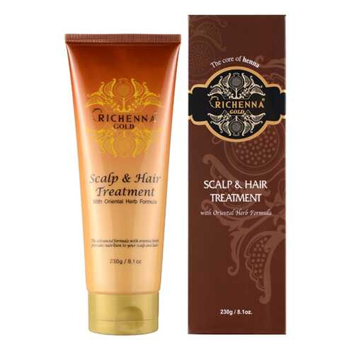 Маска для волос и кожи головы Richenna Gold Scalp & Hair Treatment с хной 230 г в Парфюм-Лидер