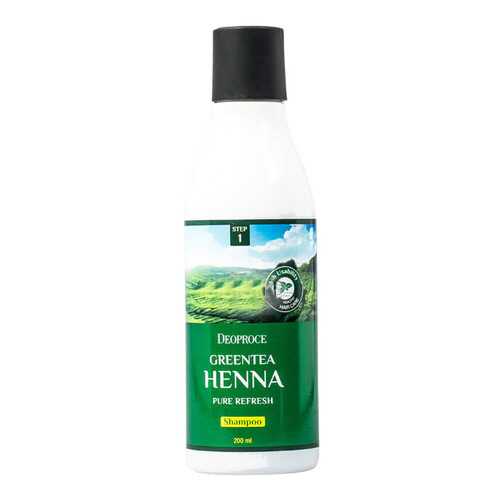Шампунь Deoproce Green Tea Henna Pure Refresh 200 мл в Парфюм-Лидер
