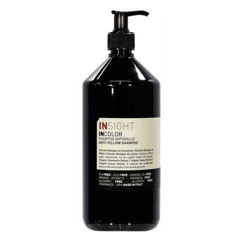 Шампунь для нейтрализации желтого оттенка волос Insight Incolor AntiYellow Shampoo 900 мл в Парфюм-Лидер